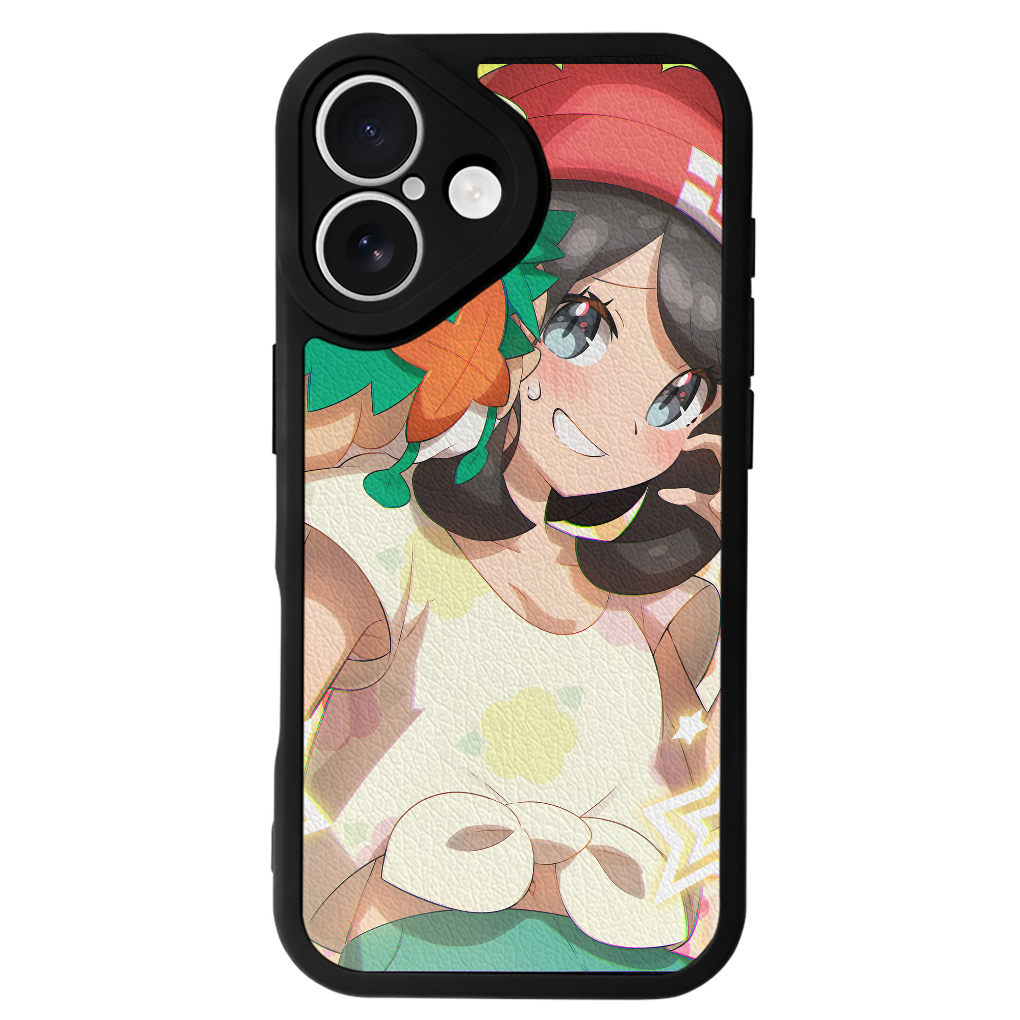 （画像用） ポケットモンスター Pokémon 【iPhone 16シリーズ対応】シリコンスマホケース（レザー調） 材質：シリコン